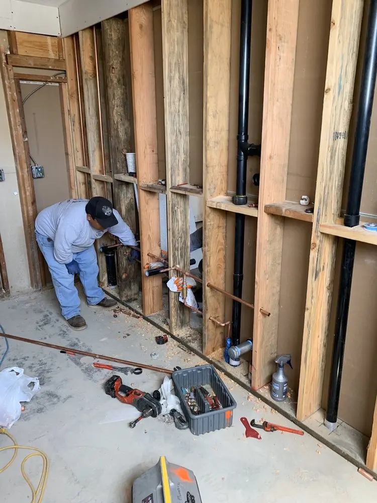 Commercial rough-in plumbing for Gas Line Repair in Everett